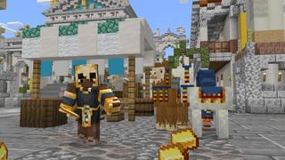 Screenshot of the Minecraft Bedrock Marketplace product Volcano City created by Nitric Concepts.