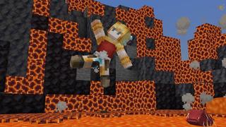 Screenshot of the Minecraft Bedrock Marketplace product Volcano City created by Nitric Concepts.