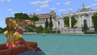 Screenshot of the Minecraft Bedrock Marketplace product Volcano City created by Nitric Concepts.