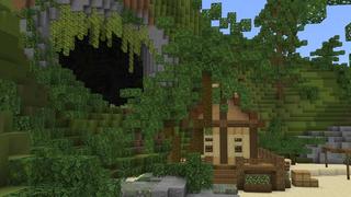 Screenshot of the Minecraft Bedrock Marketplace product Volcano Island created by Nitric Concepts.