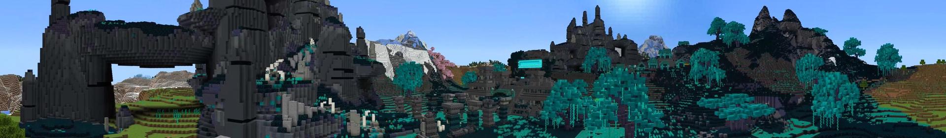 Panorama of the Minecraft Bedrock Marketplace product WARDEN BUNKER created by Nitric Concepts.