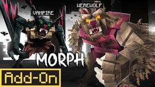 Thumbnail of the Minecraft Bedrock Marketplace product Werwolf & Vampir Morph Add-On created by Nitric Concepts.