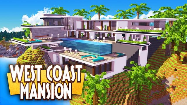 Thumbnail of the Minecraft Bedrock Marketplace product Mansão da Costa Oeste created by Nitric Concepts.