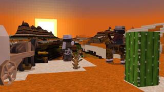 Screenshot of the Minecraft Bedrock Marketplace product Wild West Expansion created by Nitric Concepts.