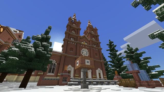 Screenshot of the Minecraft Bedrock Marketplace product Winter Asylum created by Nitric Concepts.