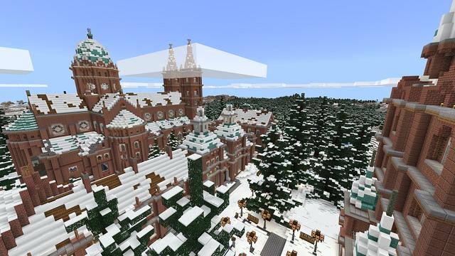 Screenshot of the Minecraft Bedrock Marketplace product Winter Asylum created by Nitric Concepts.