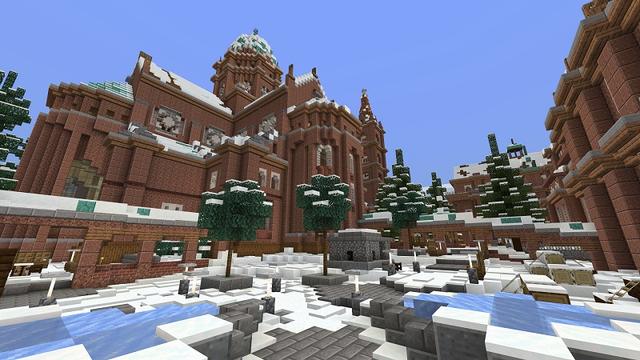 Screenshot of the Minecraft Bedrock Marketplace product Winter Asylum created by Nitric Concepts.