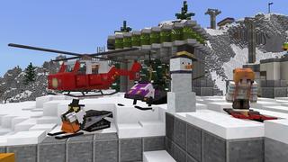 Screenshot of the Minecraft Bedrock Marketplace product Winter City Resort created by Nitric Concepts.