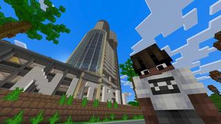 Screenshot of the Minecraft Bedrock Marketplace product Worlds Tallest Mansion created by Nitric Concepts.