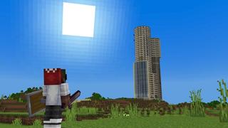 Screenshot of the Minecraft Bedrock Marketplace product Worlds Tallest Mansion created by Nitric Concepts.
