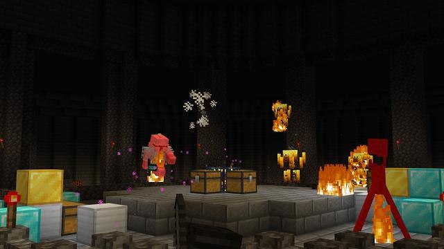 Screenshot of the Minecraft Bedrock Marketplace product Zombie Dungeons created by Nitric Concepts.