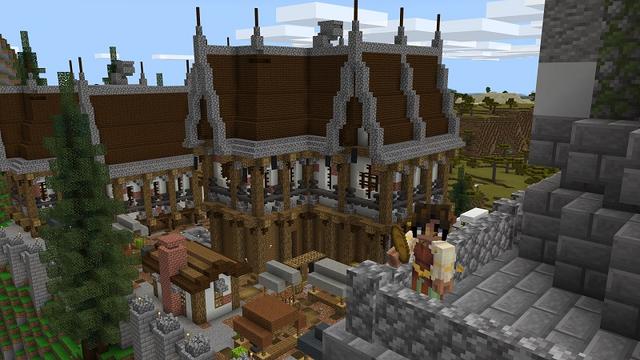 Screenshot of the Minecraft Bedrock Marketplace product Zombie Dungeons created by Nitric Concepts.