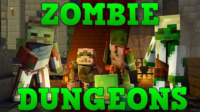 Thumbnail of the Minecraft Bedrock Marketplace product Zombie Dungeons created by Nitric Concepts.