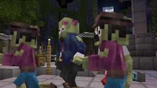 Screenshot of the Minecraft Bedrock Marketplace product Zombie Outpost created by Nitric Concepts.