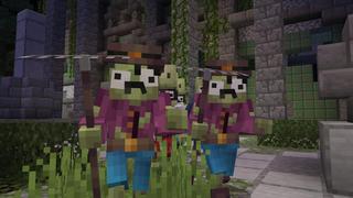 Screenshot of the Minecraft Bedrock Marketplace product Zombie Outpost created by Nitric Concepts.