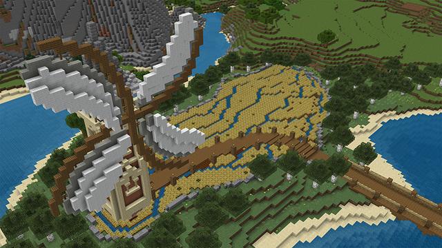Screenshot of the Minecraft Bedrock Marketplace product Birch Island created by Norvale.
