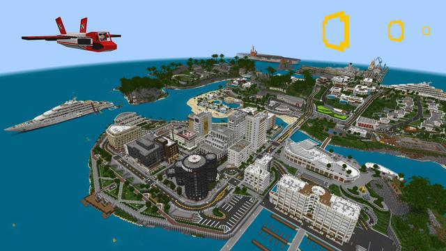 Screenshot of the Minecraft Bedrock Marketplace product City Fun created by Norvale.