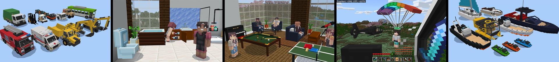 Panorama of the Minecraft Bedrock Marketplace product City Pack created by Norvale.