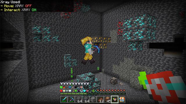 Screenshot of the Minecraft Bedrock Marketplace product Custom Hearts+ created by Norvale.