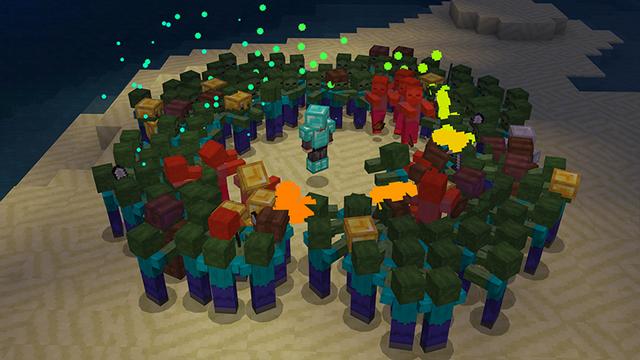 Screenshot of the Minecraft Bedrock Marketplace product Custom Hearts+ created by Norvale.