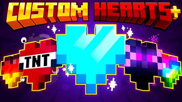 Thumbnail of the Minecraft Bedrock Marketplace product Custom Hearts+ created by Norvale.