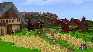 Screenshot of the Minecraft Bedrock Marketplace product Dragons In Survival created by Norvale.