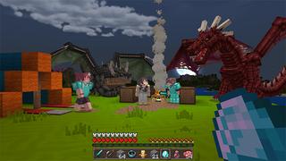 Screenshot of the Minecraft Bedrock Marketplace product Dragons In Survival created by Norvale.