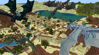 Screenshot of the Minecraft Bedrock Marketplace product Dragons In Survival created by Norvale.