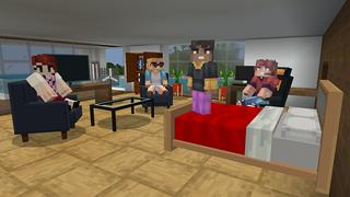 Screenshot of the Minecraft Bedrock Marketplace product Furniture: Modern Living created by Norvale.
