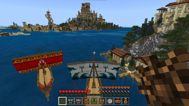 Screenshot of the Minecraft Bedrock Marketplace product Greek Odyssey created by Norvale.