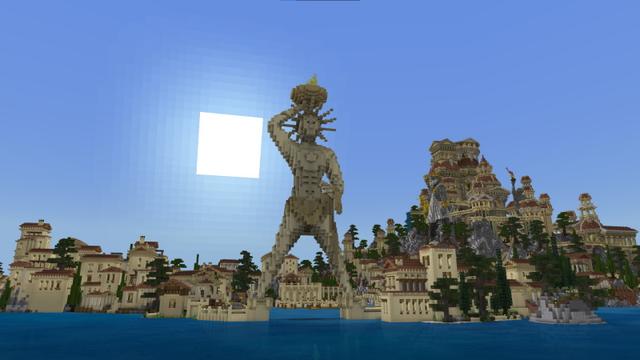 Screenshot of the Minecraft Bedrock Marketplace product Greek Odyssey created by Norvale.