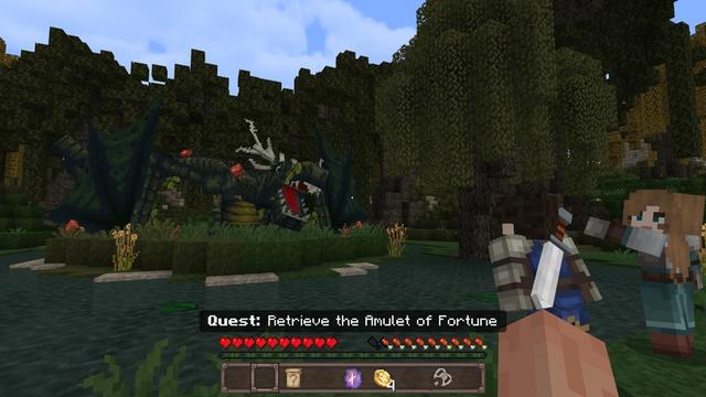 Screenshot of the Minecraft Bedrock Marketplace product Legendary Dragons created by Norvale.