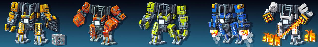 Panorama of the Minecraft Bedrock Marketplace product Mech Expansion created by Norvale.