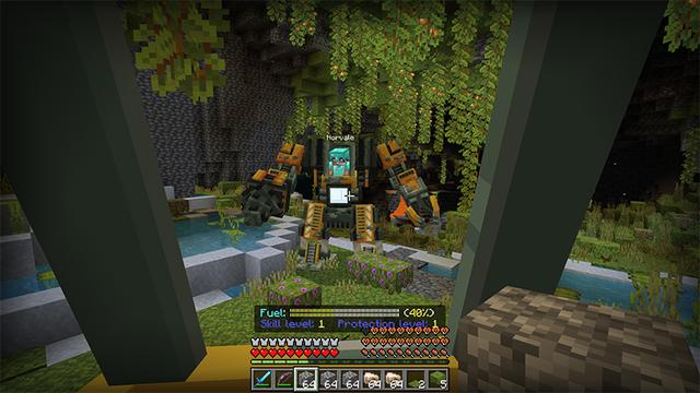 Screenshot of the Minecraft Bedrock Marketplace product Mech Expansion created by Norvale.