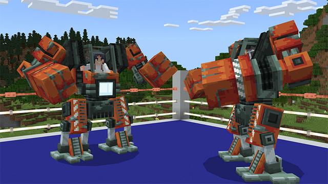 Screenshot of the Minecraft Bedrock Marketplace product Mech Expansion created by Norvale.