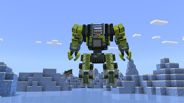 Screenshot of the Minecraft Bedrock Marketplace product Mech Expansion created by Norvale.