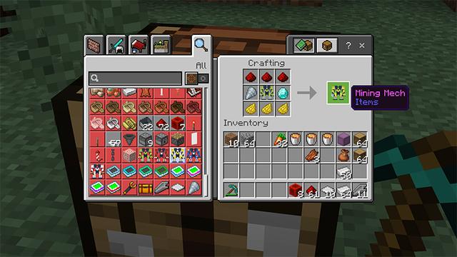 Screenshot of the Minecraft Bedrock Marketplace product Mech Expansion created by Norvale.