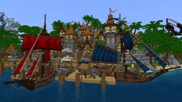 Screenshot of the Minecraft Bedrock Marketplace product Pirate Adventures created by Norvale.