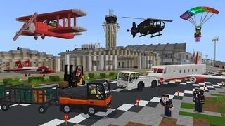 Screenshot of the Minecraft Bedrock Marketplace product Planes & Helicopters created by Norvale.
