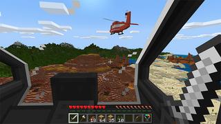 Screenshot of the Minecraft Bedrock Marketplace product Planes & Helicopters created by Norvale.