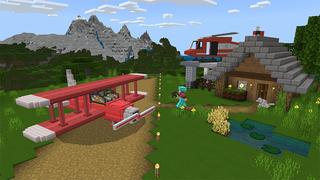 Screenshot of the Minecraft Bedrock Marketplace product Planes & Helicopters created by Norvale.