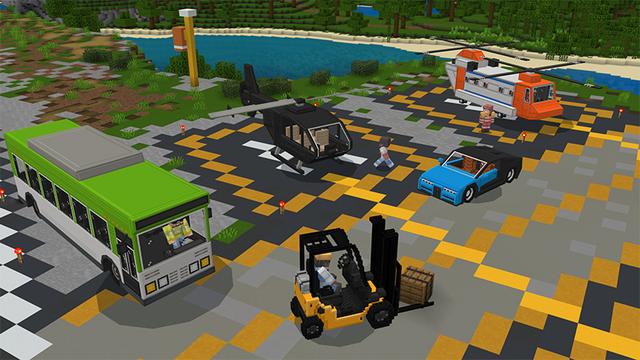 Screenshot of the Minecraft Bedrock Marketplace product Planes & Helicopters created by Norvale.