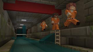 Screenshot of the Minecraft Bedrock Marketplace product Prison Escape: City created by Norvale.