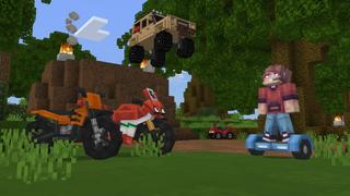 Screenshot of the Minecraft Bedrock Marketplace product Racing Fun created by Norvale.
