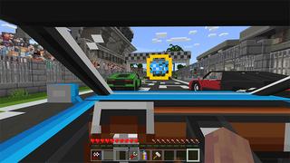 Screenshot of the Minecraft Bedrock Marketplace product Racing Fun created by Norvale.
