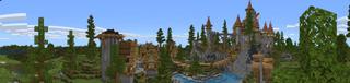 Panorama of the Minecraft Bedrock Marketplace product Ravenfort created by Norvale.