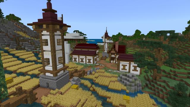 Screenshot of the Minecraft Bedrock Marketplace product Scarlin Hills created by Norvale.