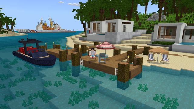 Screenshot of the Minecraft Bedrock Marketplace product Sea Rescue created by Norvale.
