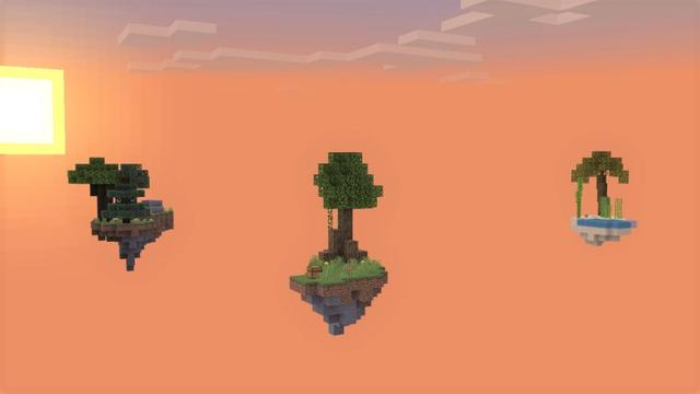 Screenshot of the Minecraft Bedrock Marketplace product Simple Skyblock created by Norvale.