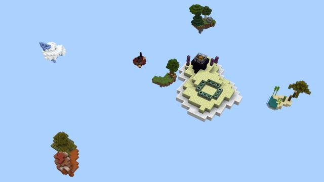 Screenshot of the Minecraft Bedrock Marketplace product Simple Skyblock created by Norvale.